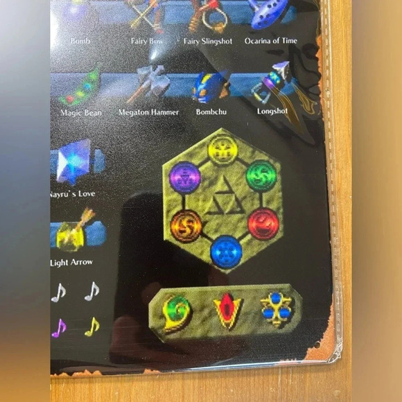 The Legend of Zelda Ocarina of Time - Complete Inventory - Metal Sign - 🌲 🗡️ - Picture 7 of 12
